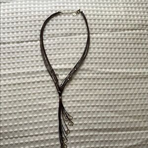 Silpada sterling silver and cotton cord necklace retired
